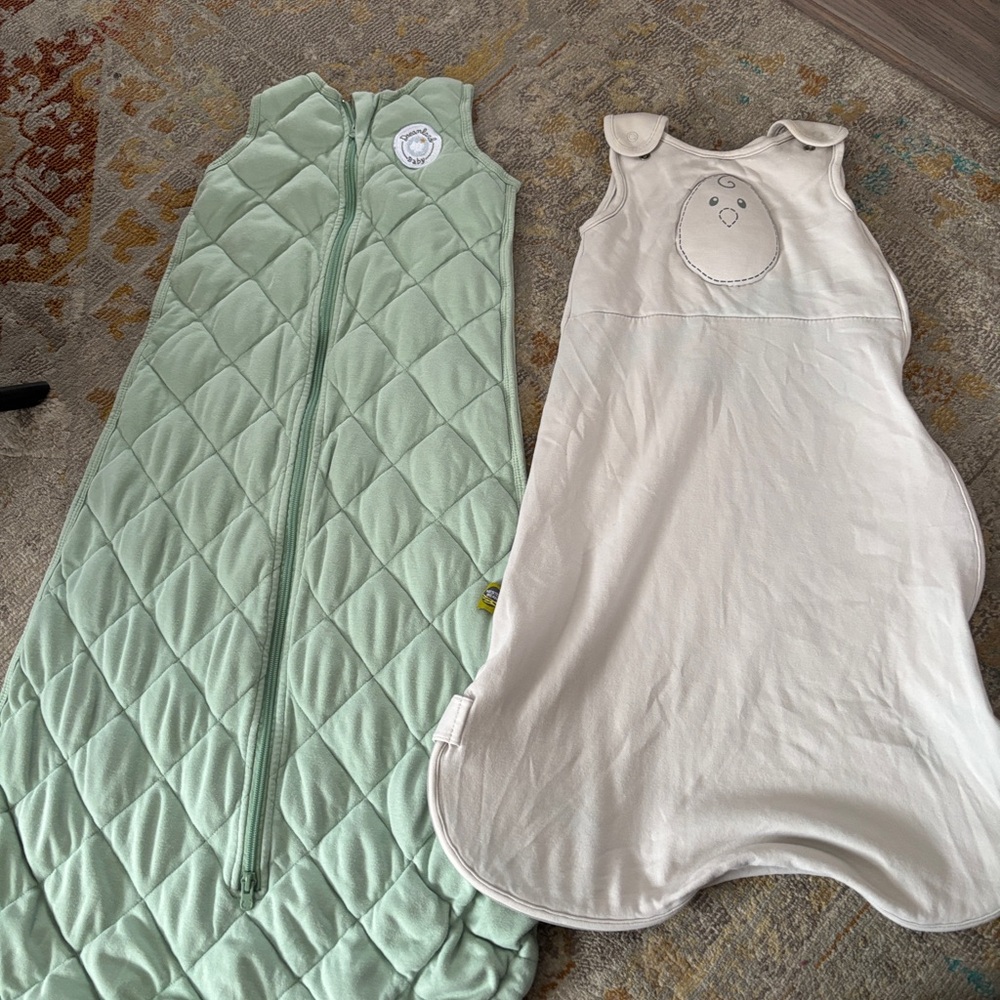 Weighted sleep Sacks - dreamland baby (24-36 m) and nested bean (12 m)